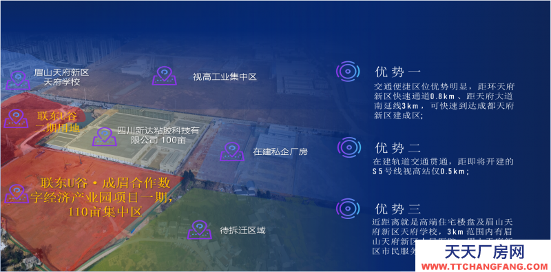 天府新區50年產權準現房出售,高端園區品質服務