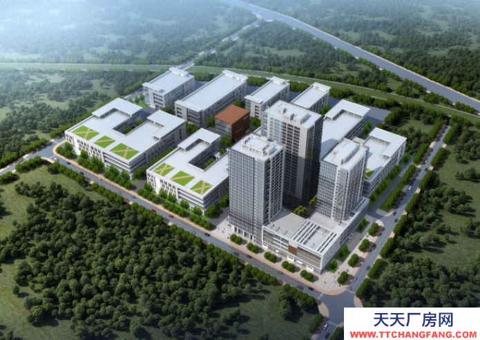 東廣人工智能谷，成華區三環邊龍潭功能區國資標準化廠房出租