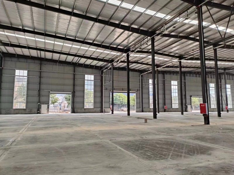 四川食品廠房出租，標準鋼結構廠房，1100平起租。