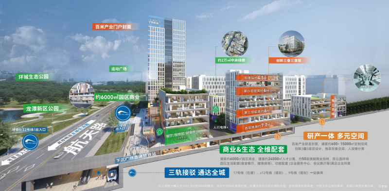 成都唯一一個地鐵上蓋工業廠房項目面積階段600-15000平方