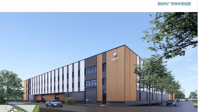 12米層高單層鋼結構稀缺廠房，可定制。2.5層標準廠房首高8.1米，柱距跨度大，生產辦公均宜，可隔層可定制